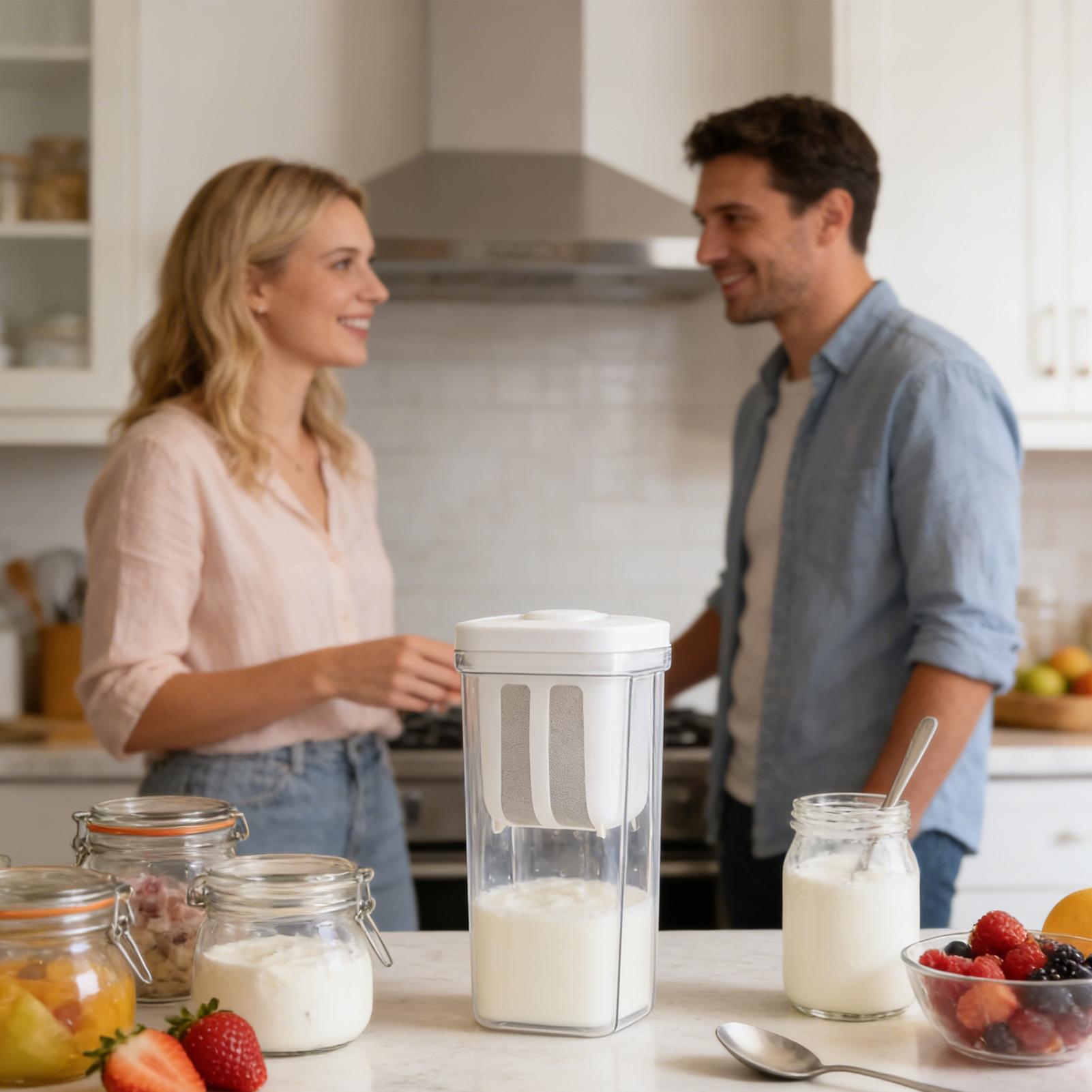 Kitchen Gadgets Rice Filter - Colino per yogurt riutilizzabile a rete