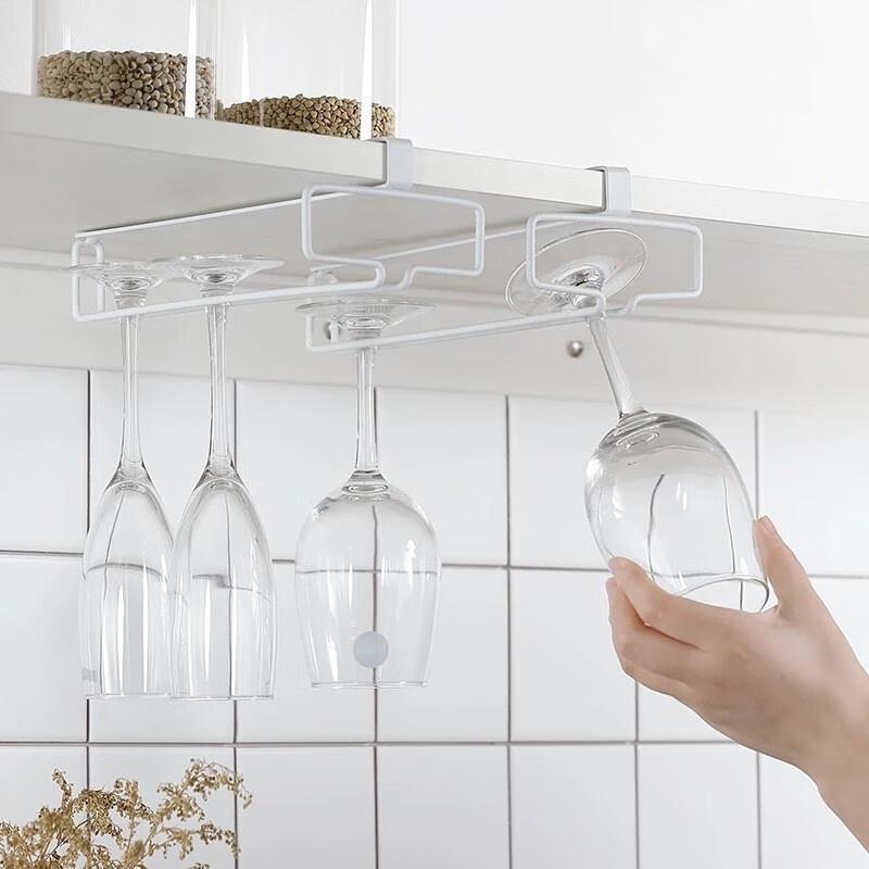 Kitchen Gadgets Cabinet - Portabicchiere da vino in metallo senza