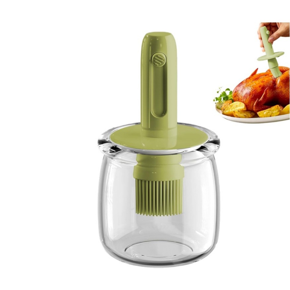 Dispenser di olio da cucina, b - Kitchen Gadgets Dispenser Brush Holder recensione e prezzo
