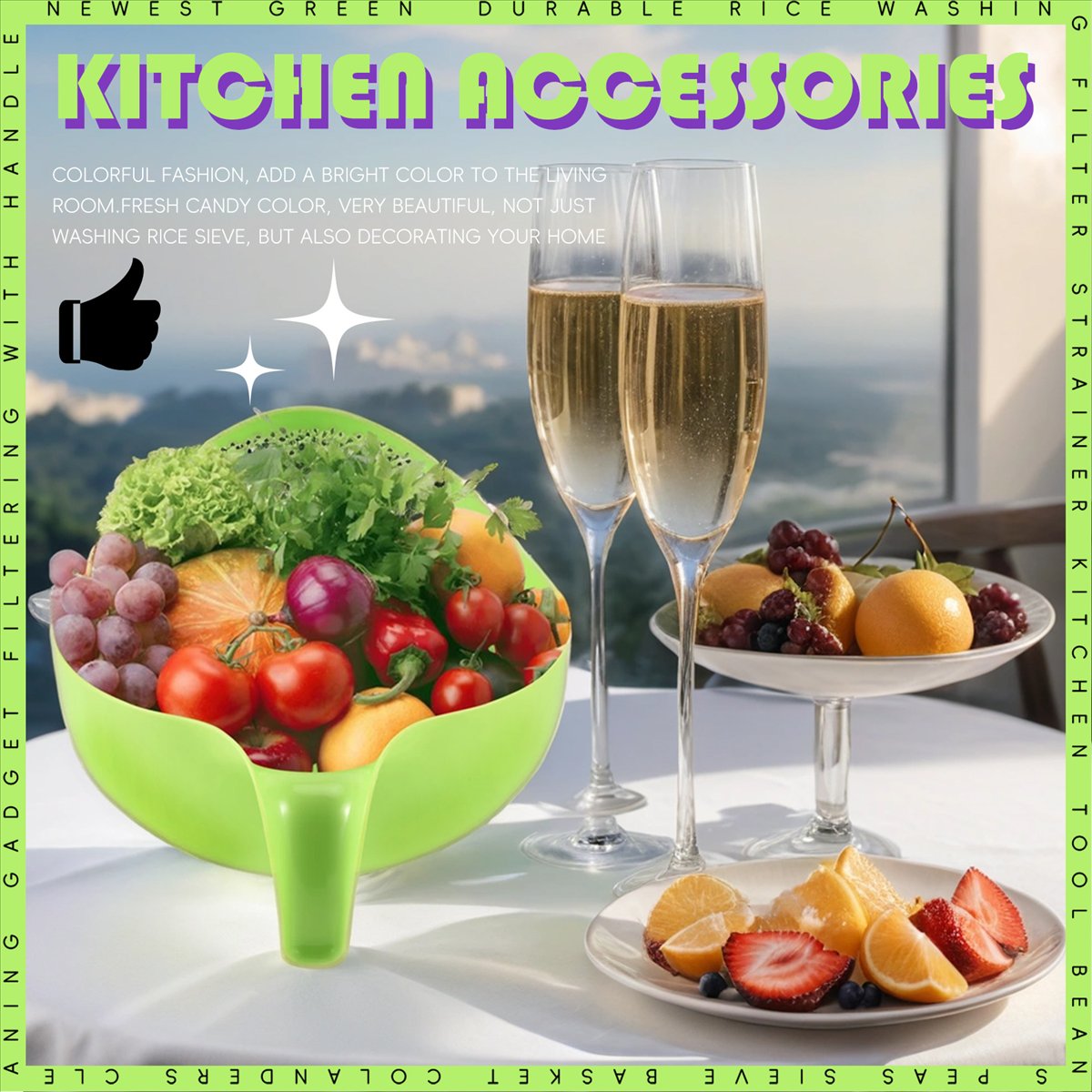 ABZT Filtro per Lavaggio Riso, - Kitchen Gadgets Rice Filter recensione e prezzo