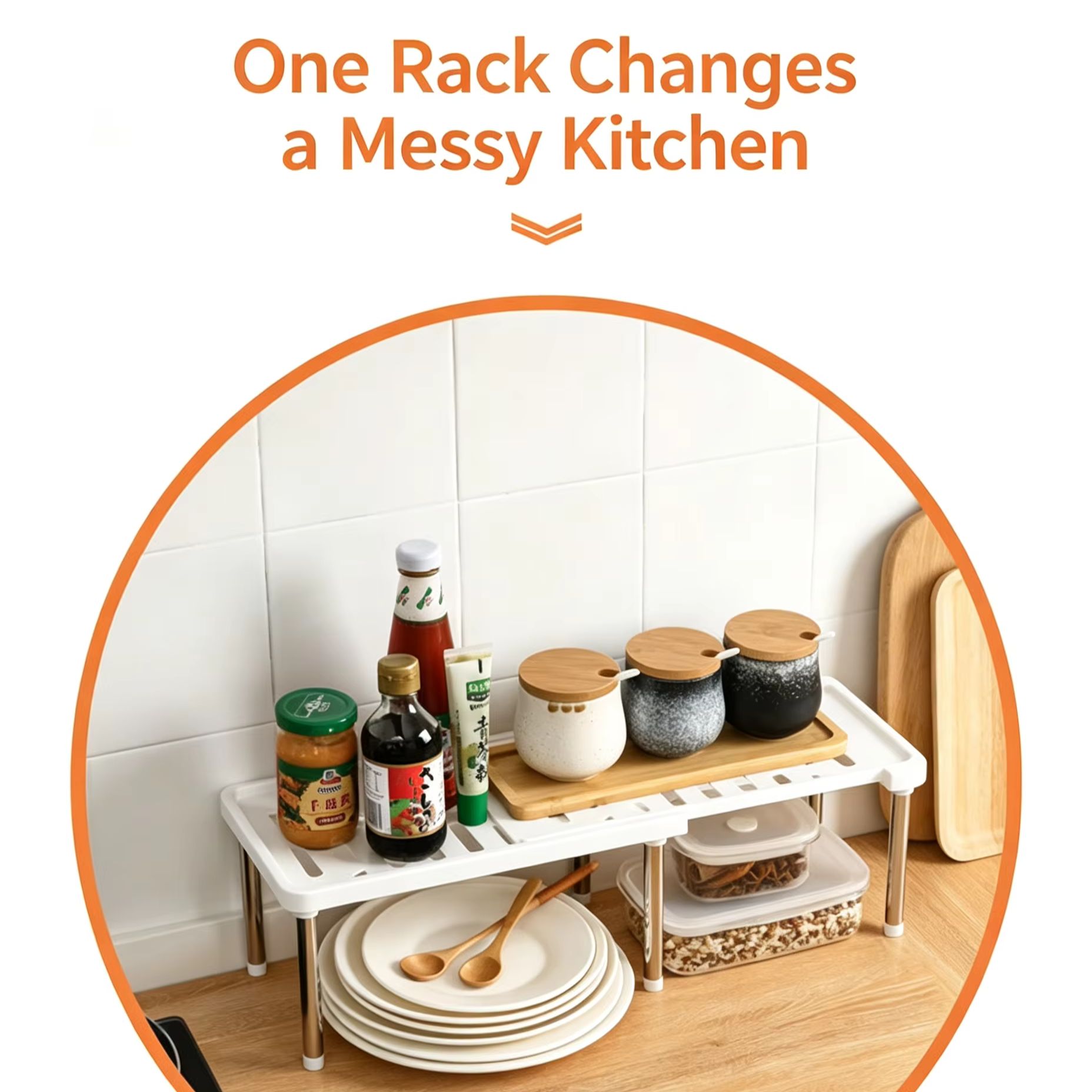1 pz Scaffale da Cucina Retrat - Kitchen Gadgets Cabinet recensione e prezzo